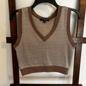 Cropped Sweater Vest